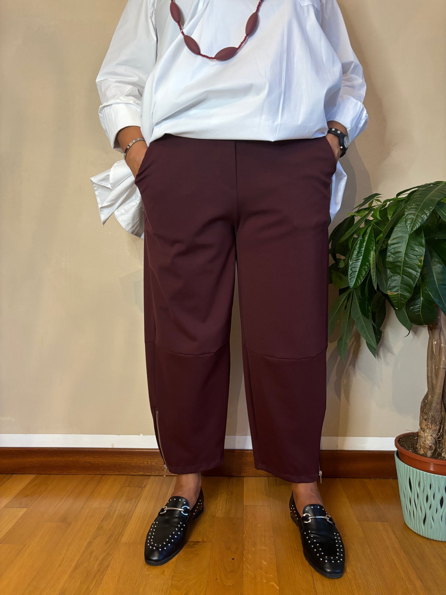 Pantalone Wendy Liz Bordeaux