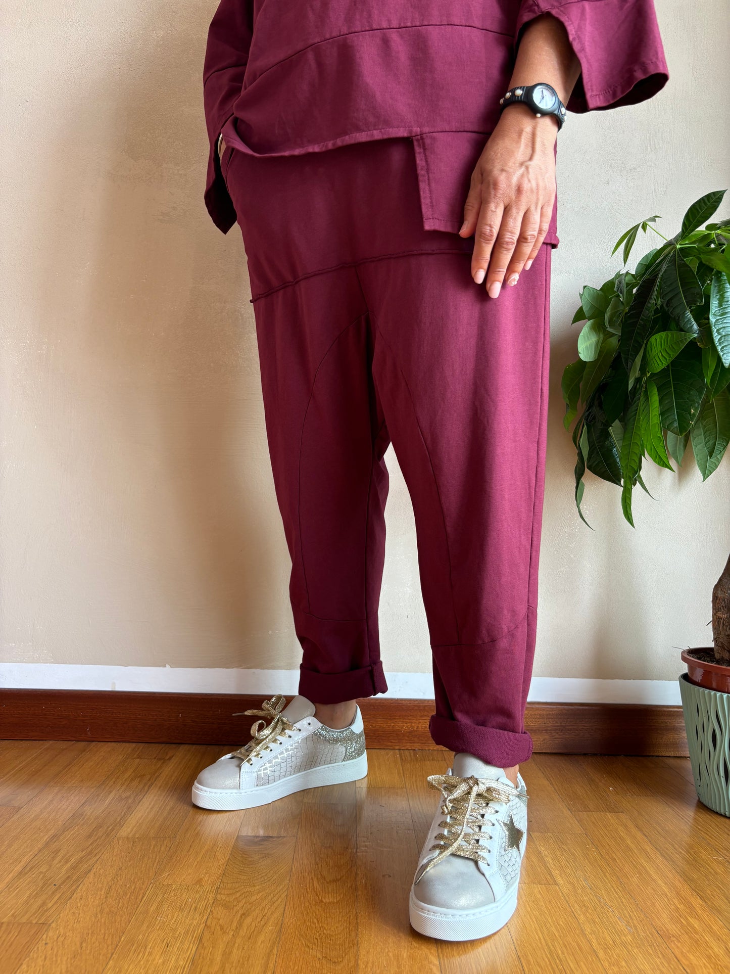 Pantalone Sun Shira Bordeaux