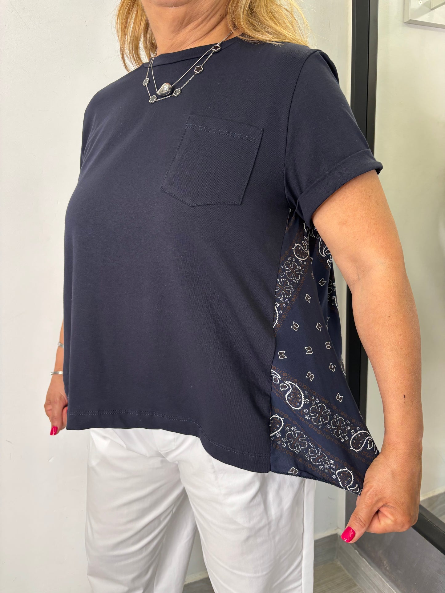 T-Shirt Oliver Blu
