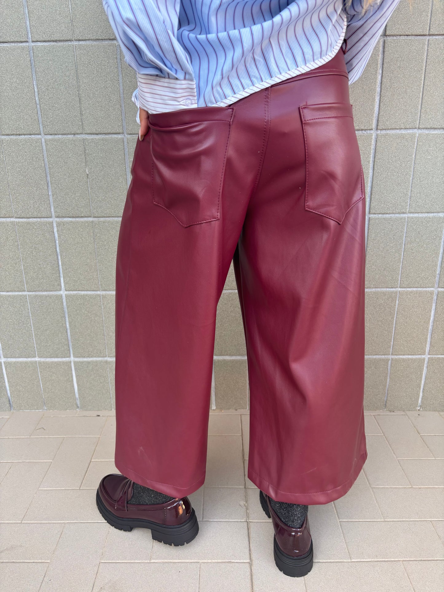 Pantalone Lucky Bordeaux