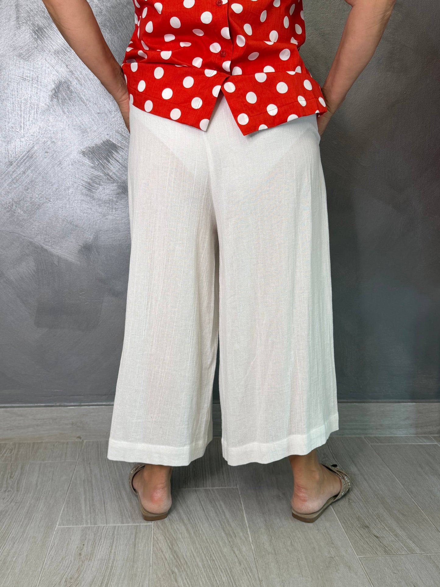 Pantalone Wendy Adele Bianco