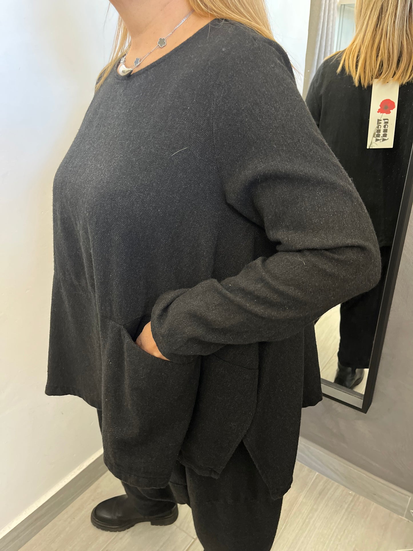 Casacca Wendy Comfy Grigio Scuro