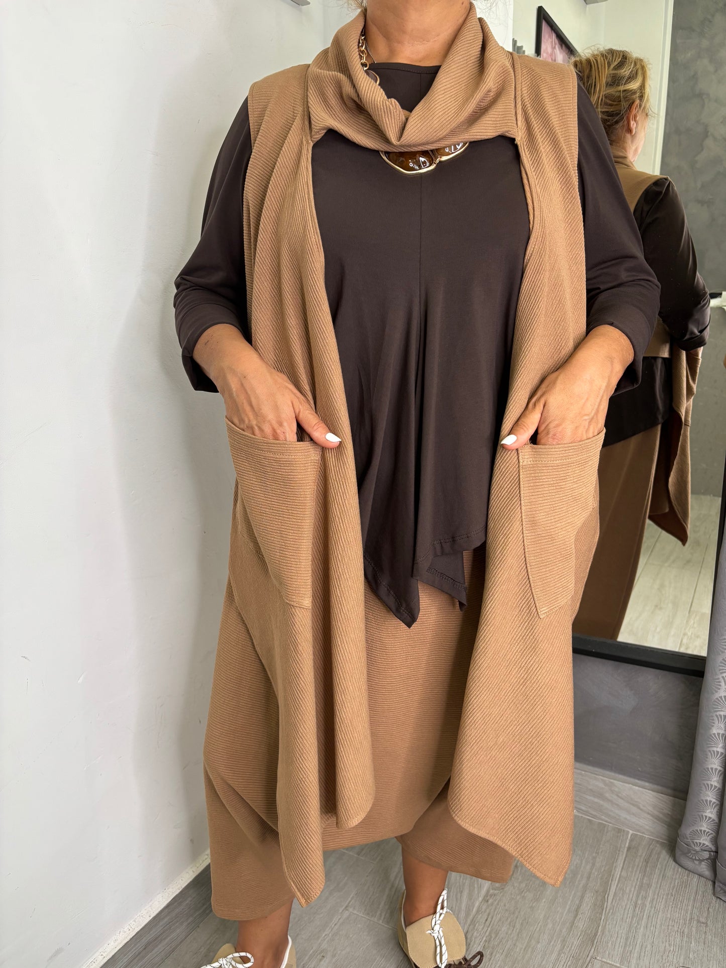 Gilet Wendy Morgan Cammello