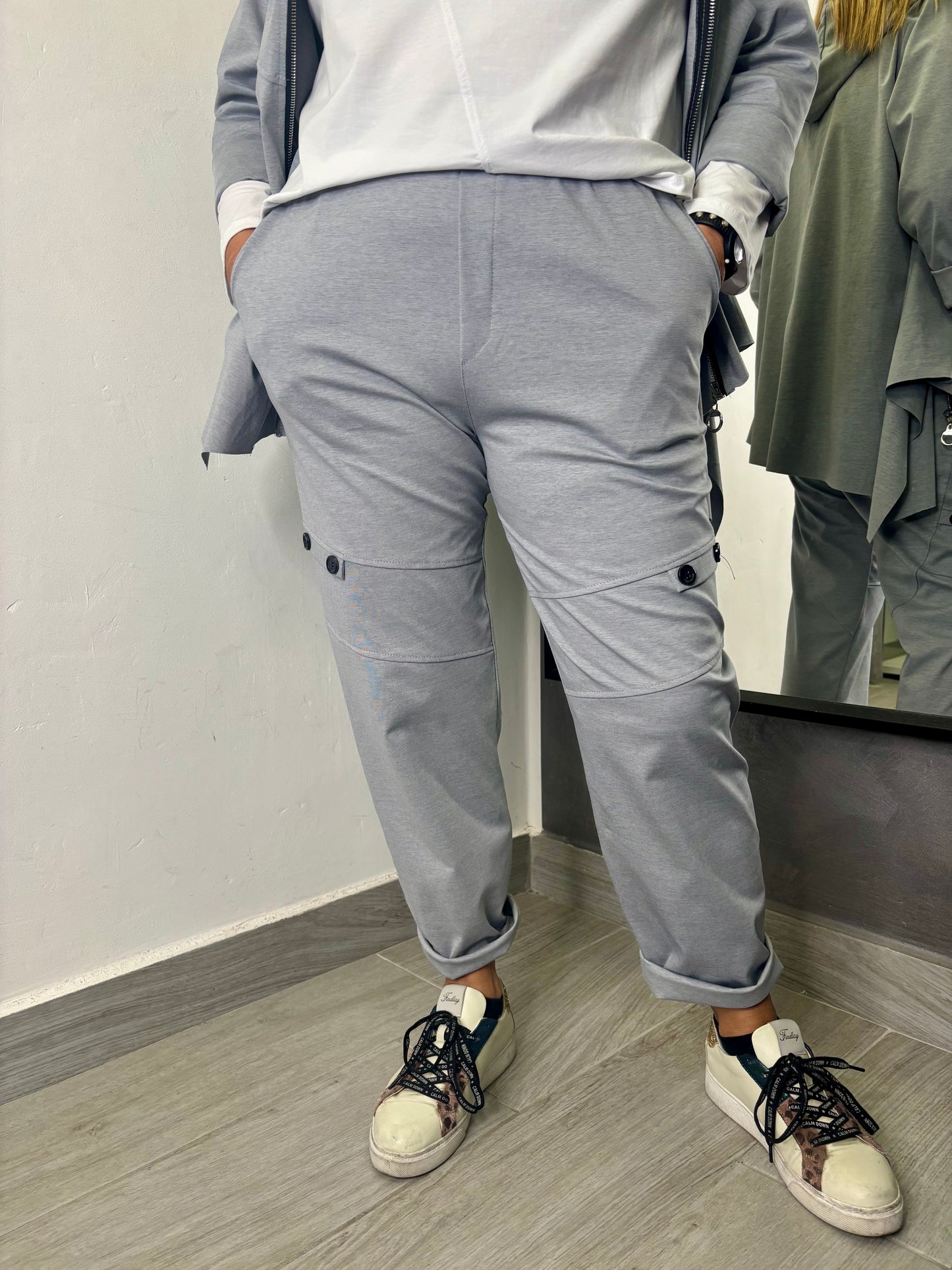 Pantalone 158C Lucilla Grigio