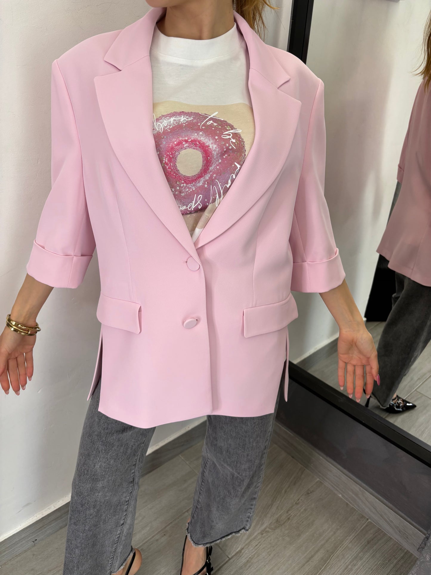 Blazer Rosa Confetto Imperial