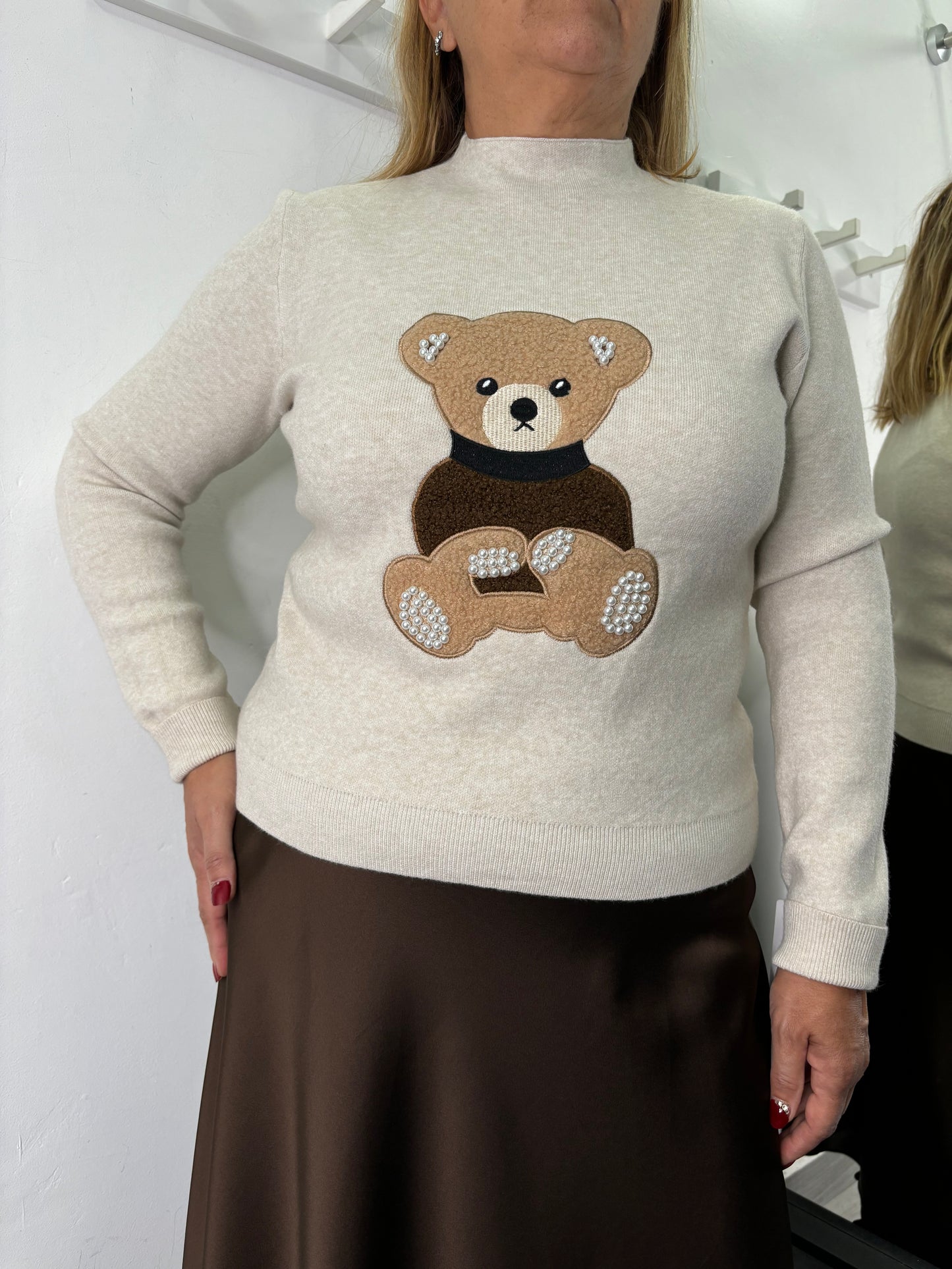 Maglia Teddy Beige