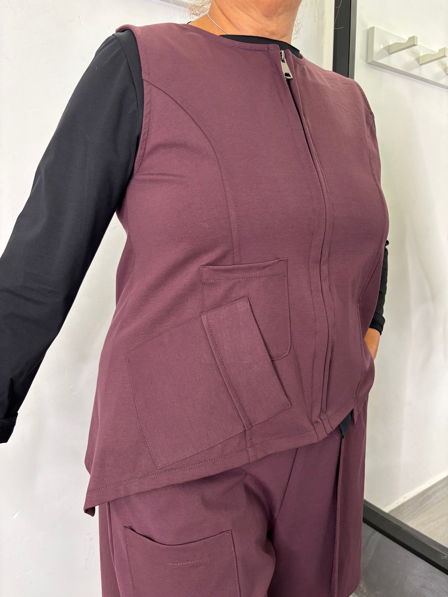 Gilet Sun Tati Burgundi