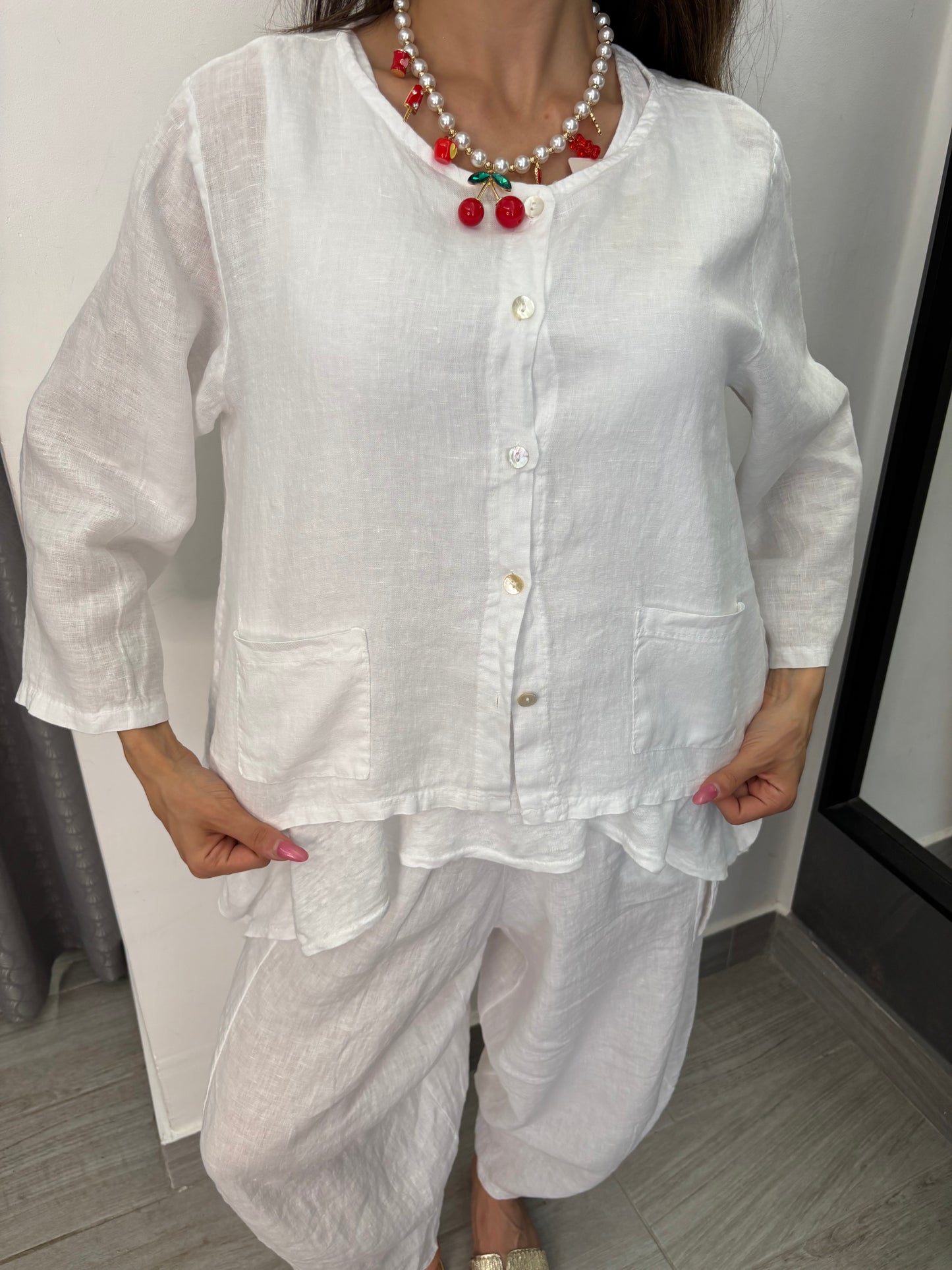 Giacca Nilo Bianca
