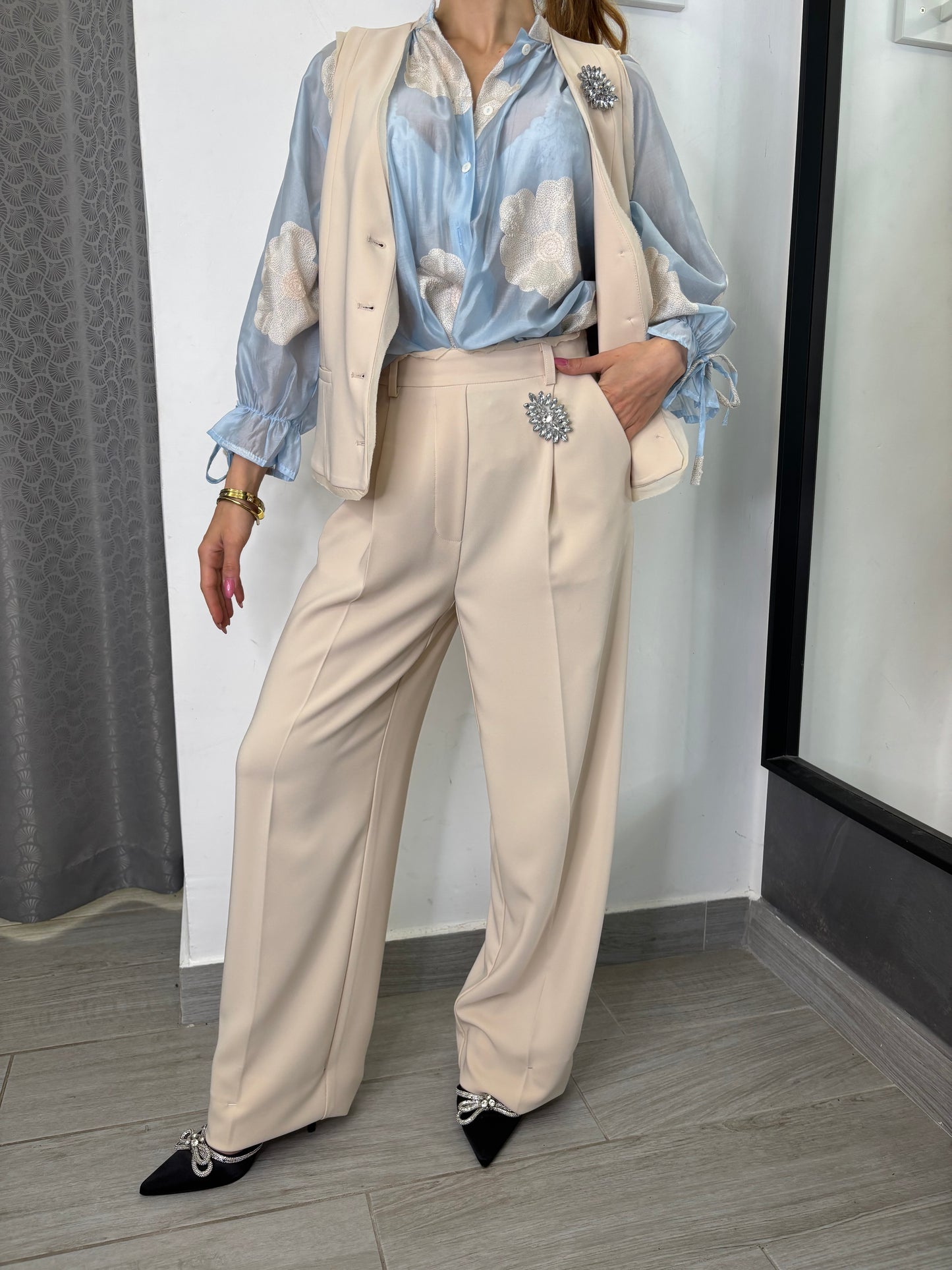 Pantalone Flora Burro Imperial