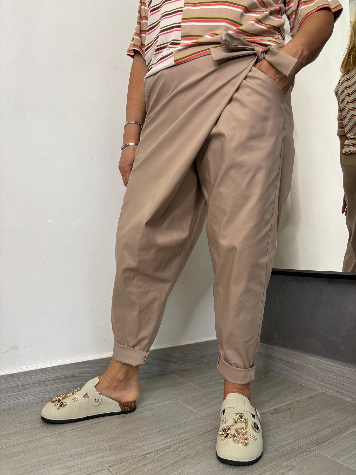 Pantalone Sun Bear Tortora