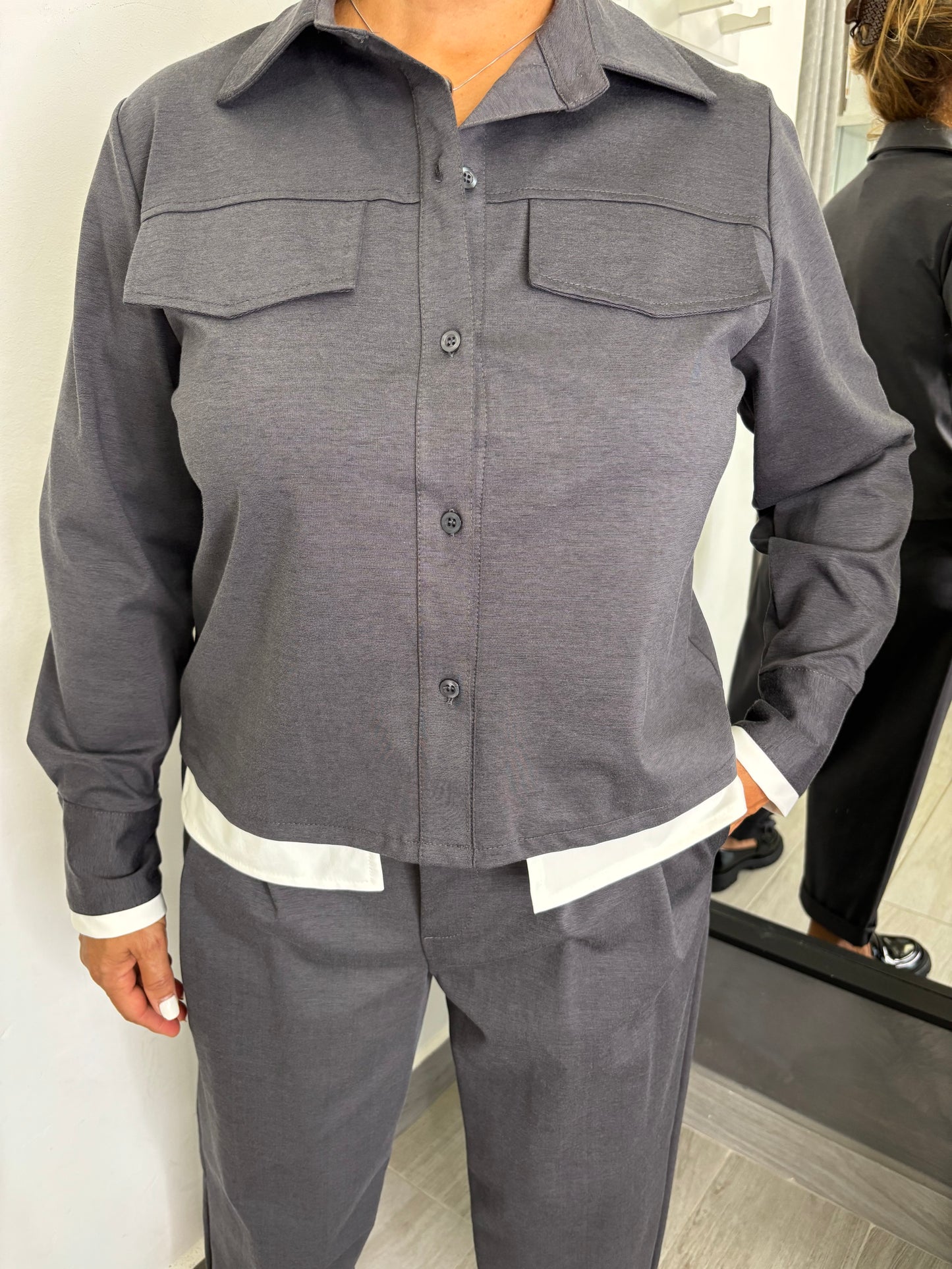 Camicia Sun Jason Grigio Scuro