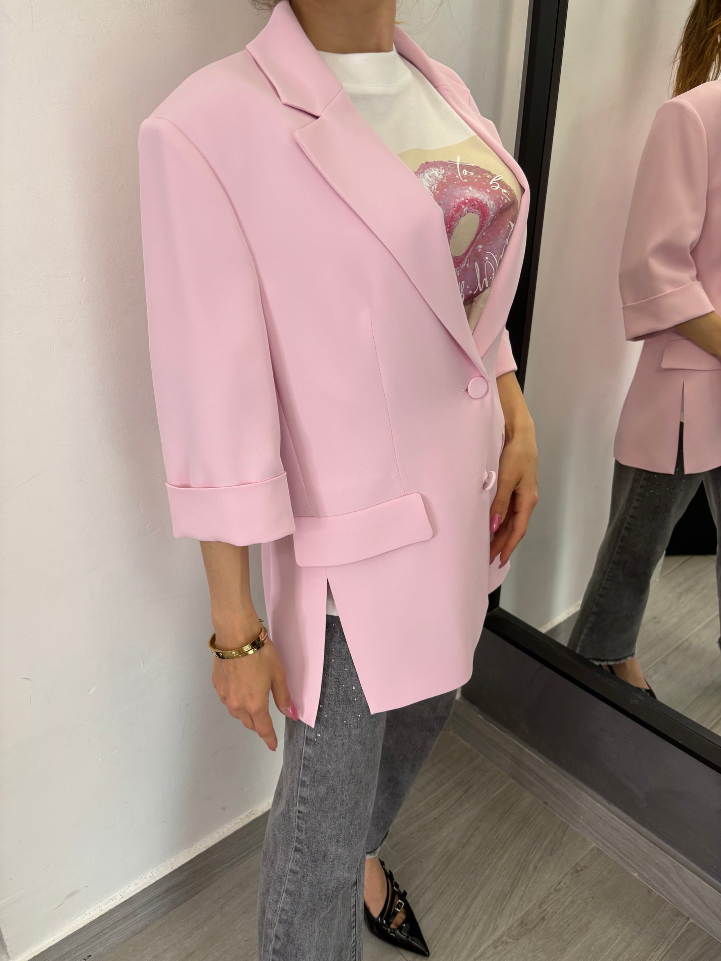 Blazer Rosa Confetto Imperial