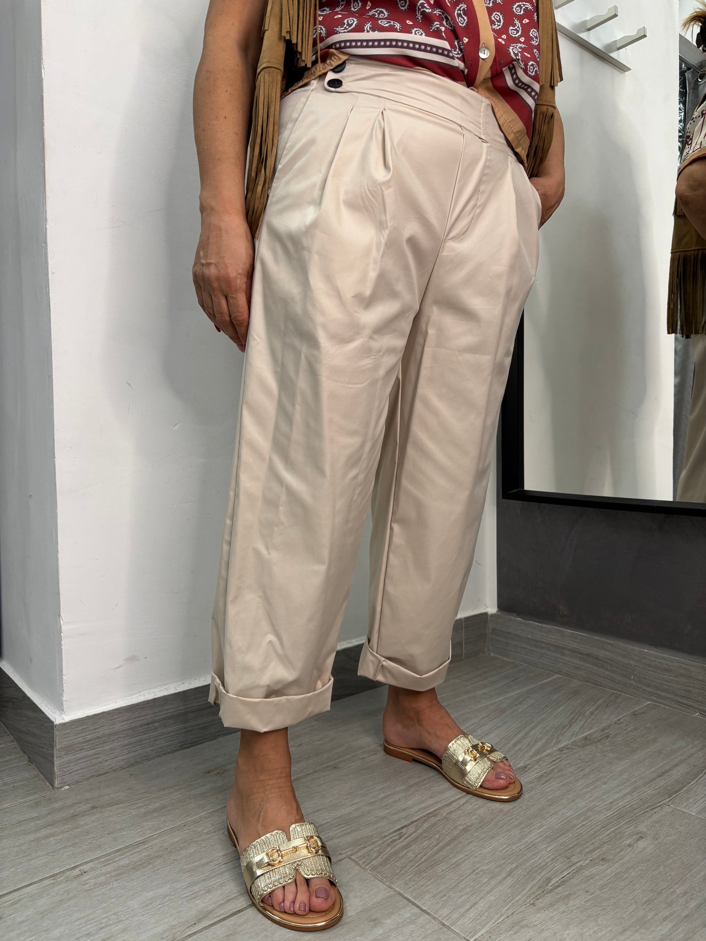 Pantalone Sun Fabiana Beige