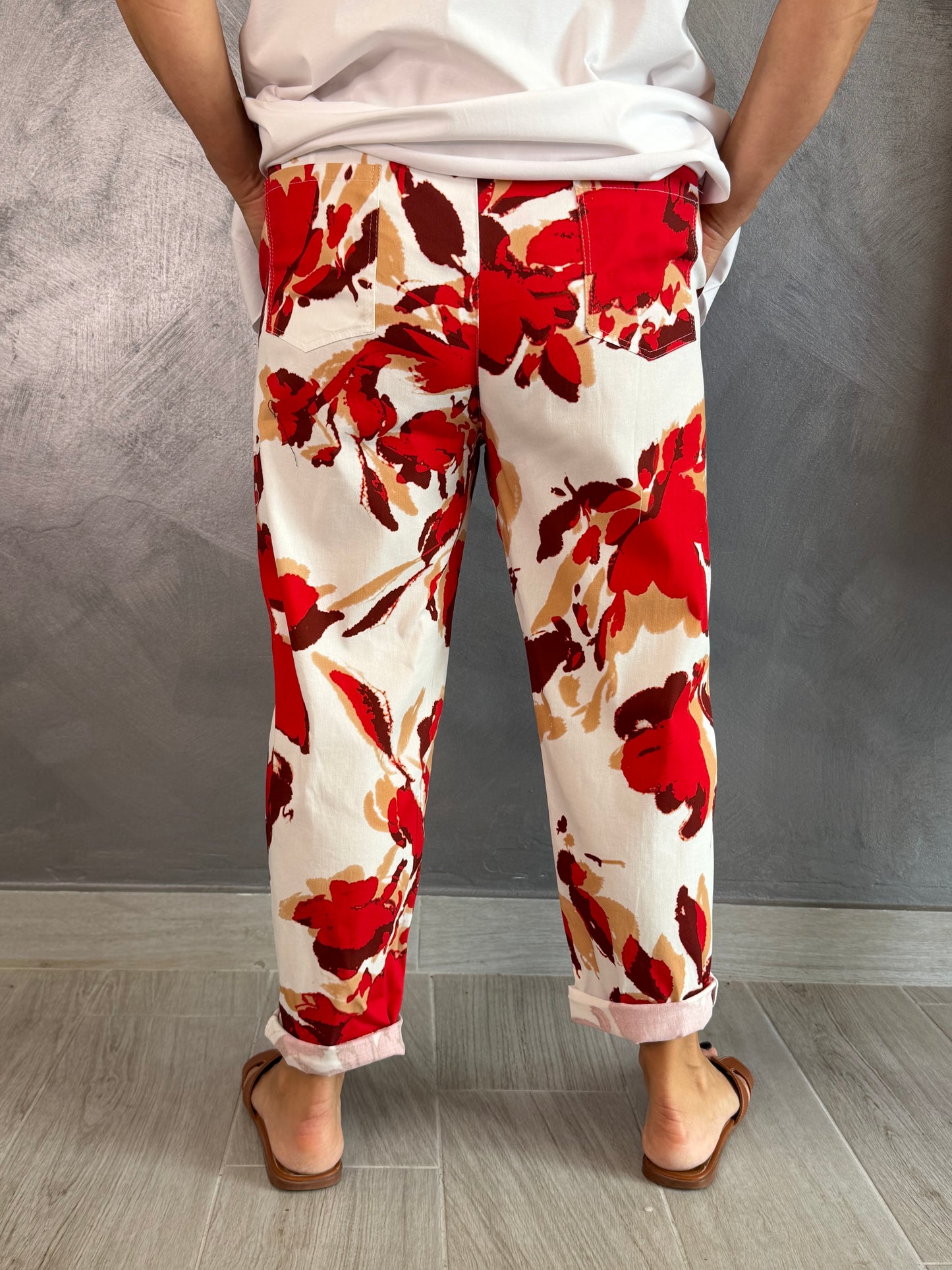 Pantalone 158C Elettra Rosso