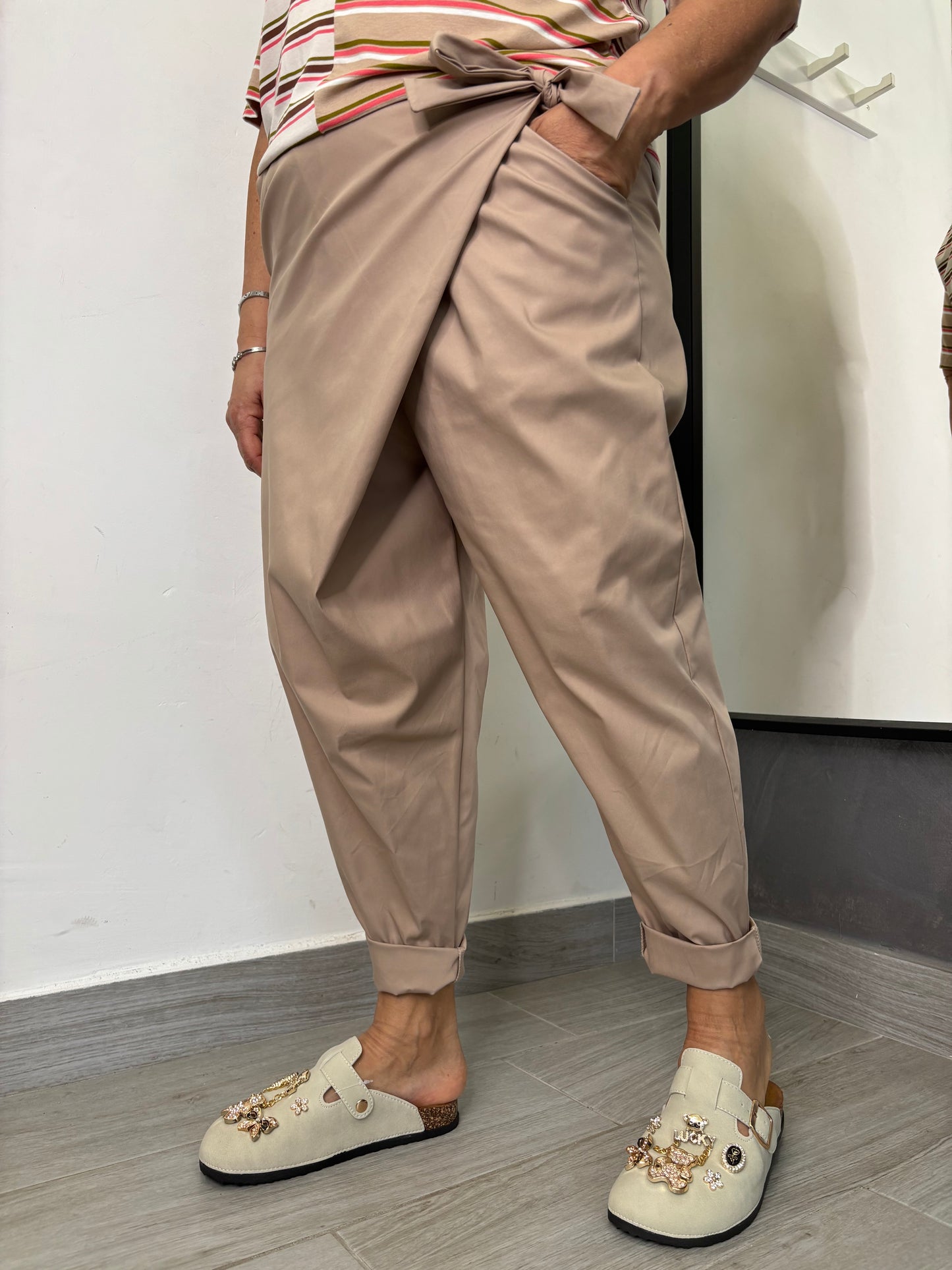 Pantalone Sun Bear Tortora