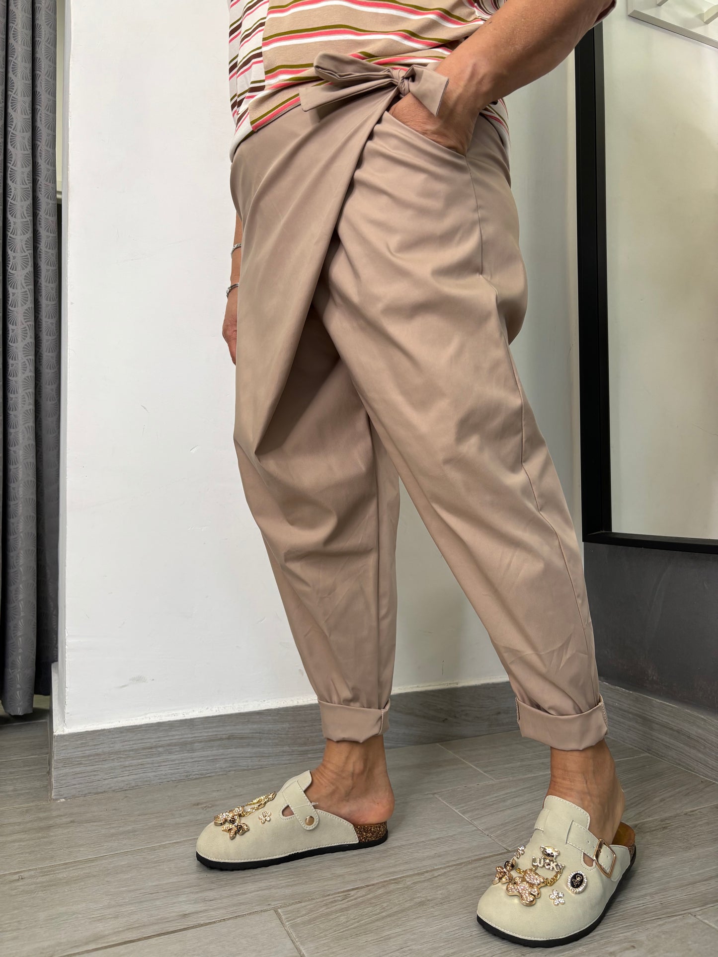 Pantalone Sun Bear Tortora