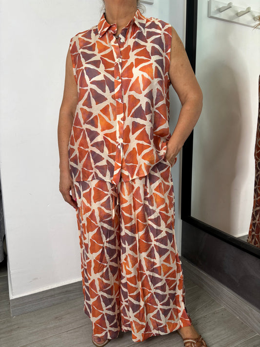 Pantalone Grace Arancio