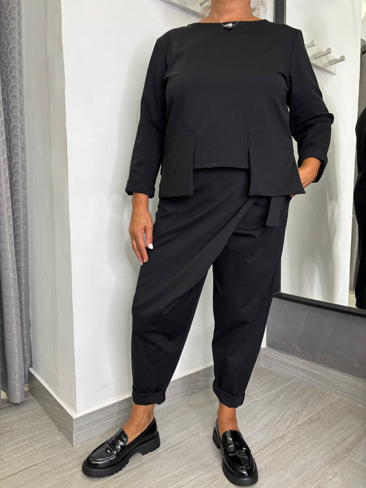 Pantalone Sun Pareo Nero