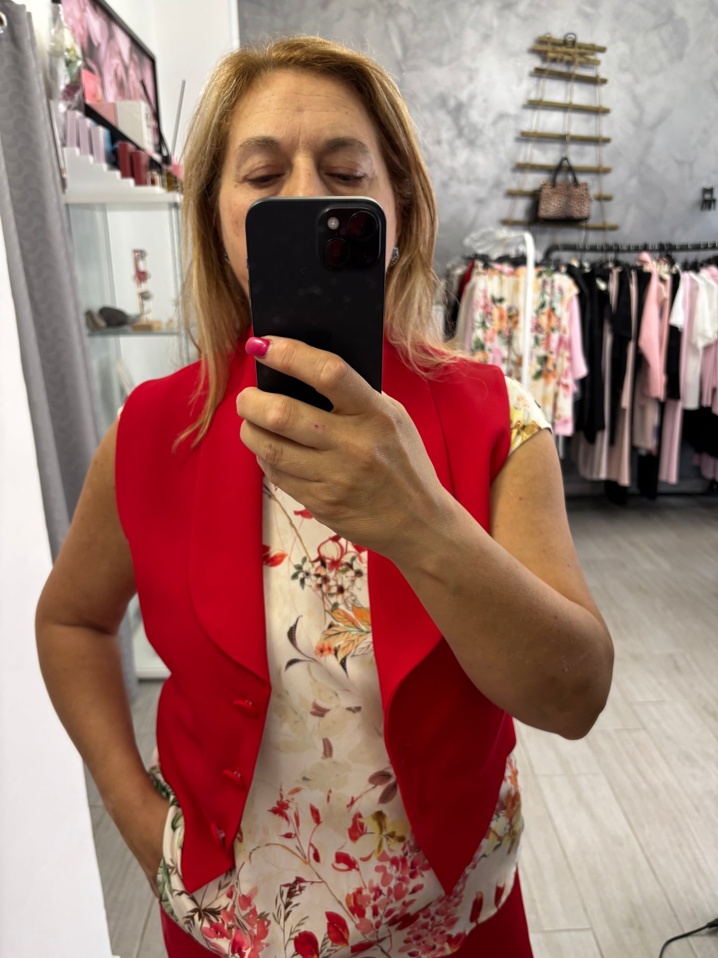 Gilet Corto Rosso Imperial