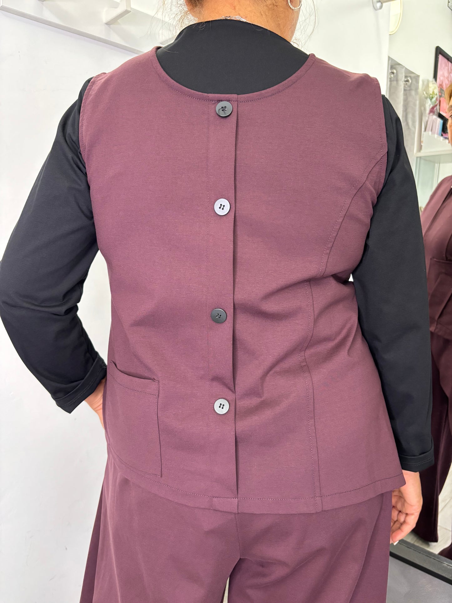Gilet Sun Tati Burgundi