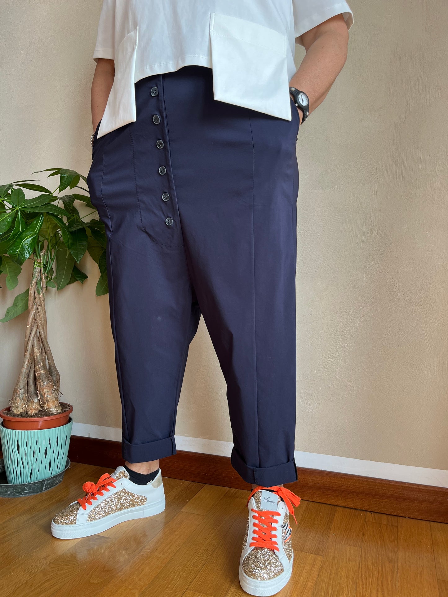 Pantalone Sun Florinda Blu