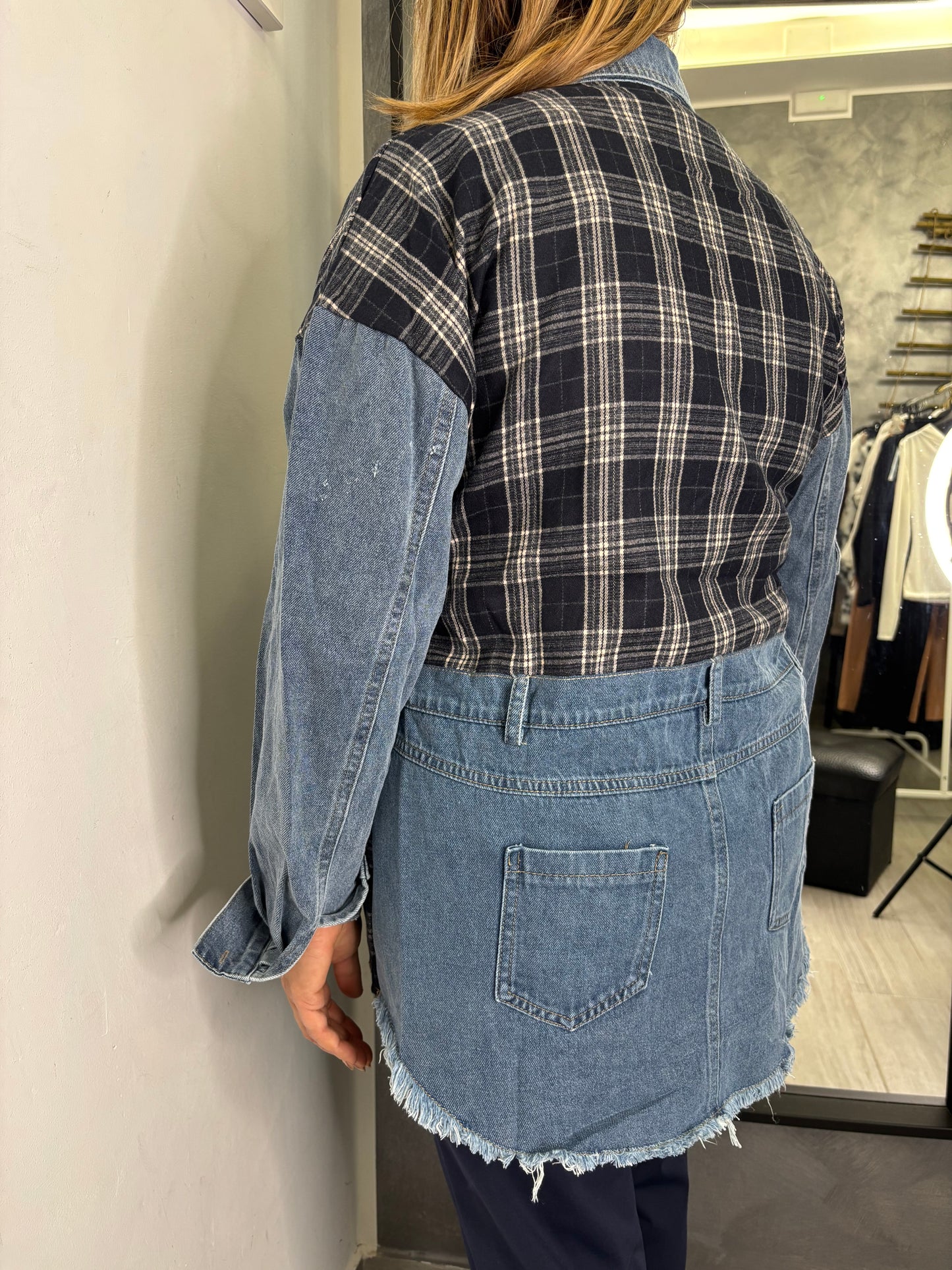 Camicia Scozia Jeans