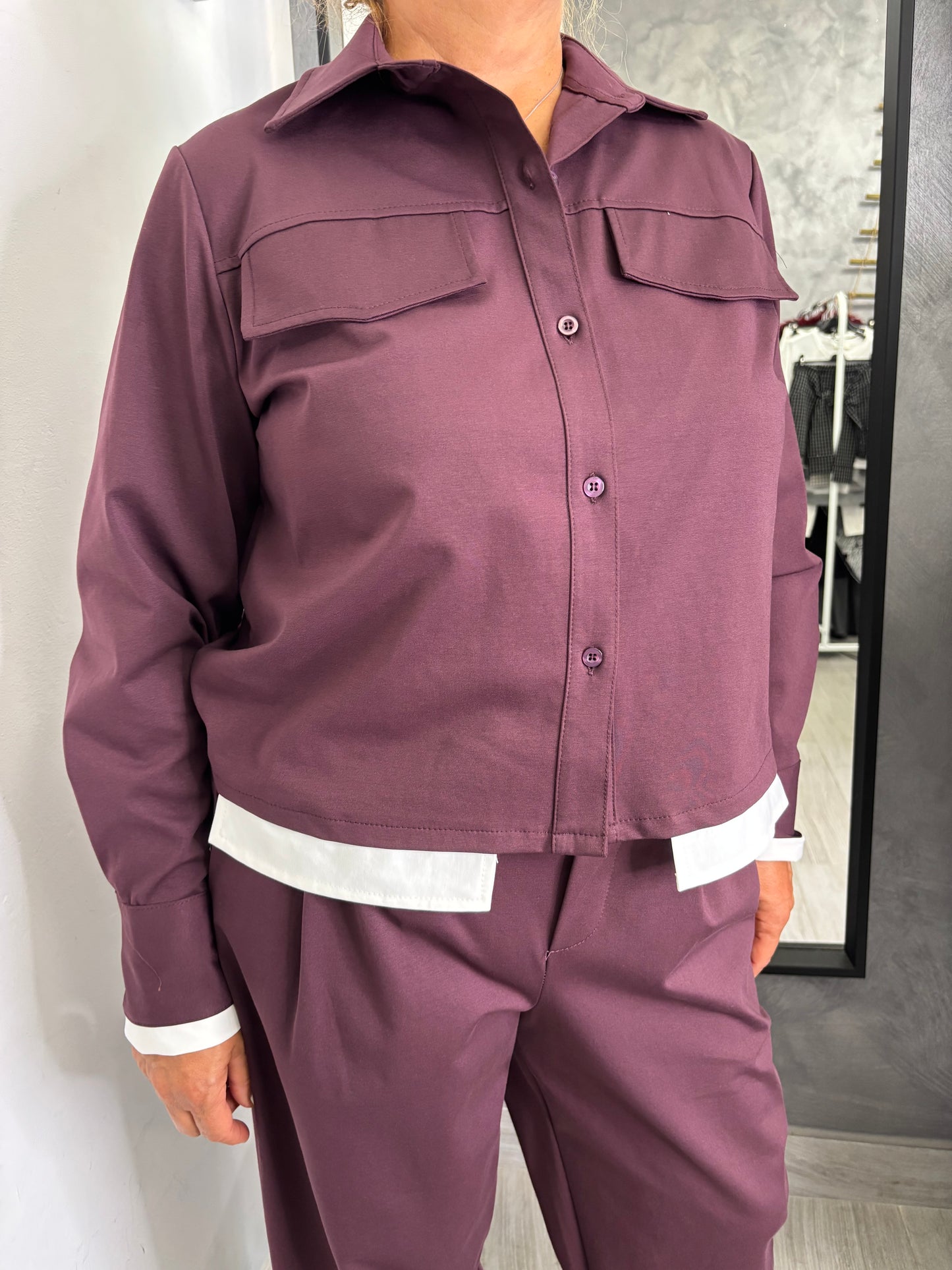 Camicia Sun Jason Borgundy