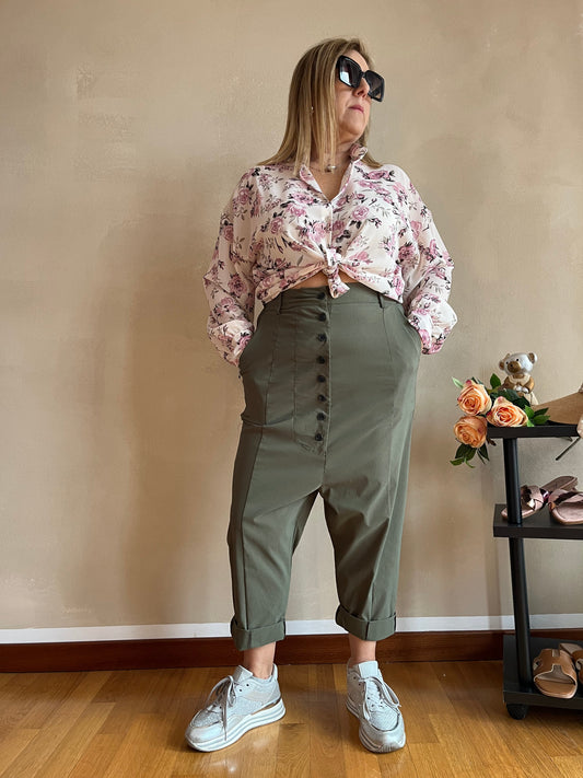 Pantalone Sun Florinda Verde Militare