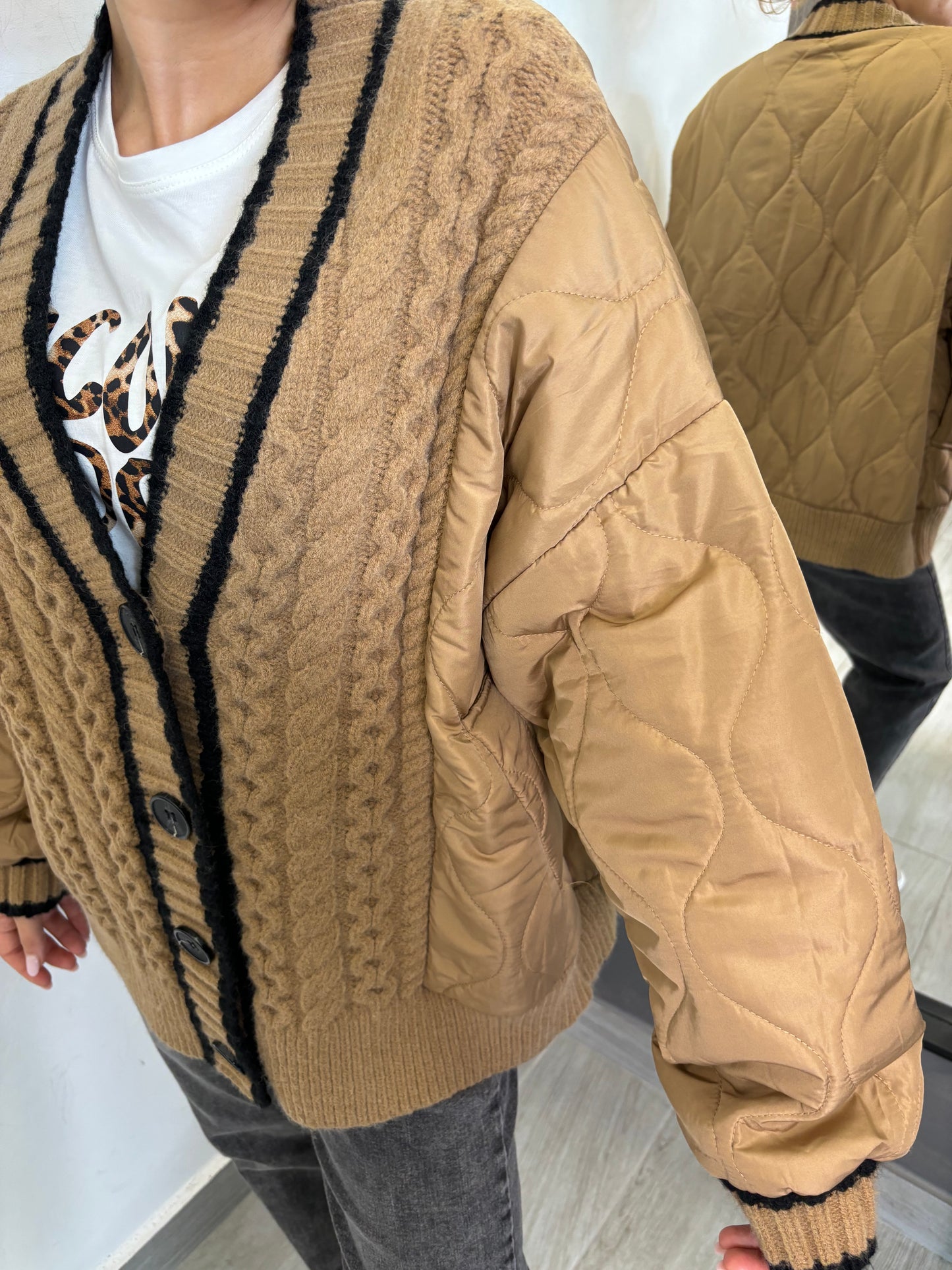 Piumino Lanetta Camel