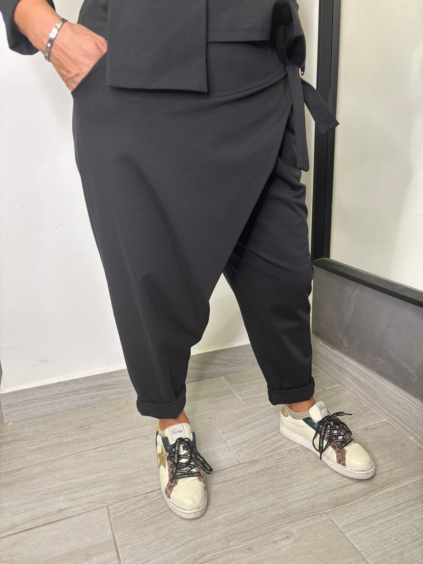 Pantalone Sun Pareo Spring Nero