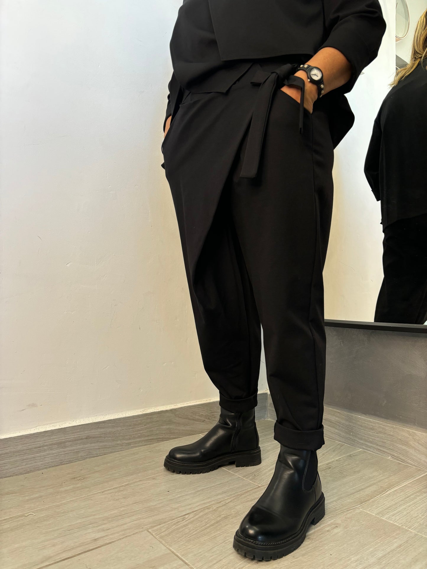 Pantalone Sun Pareo Nero