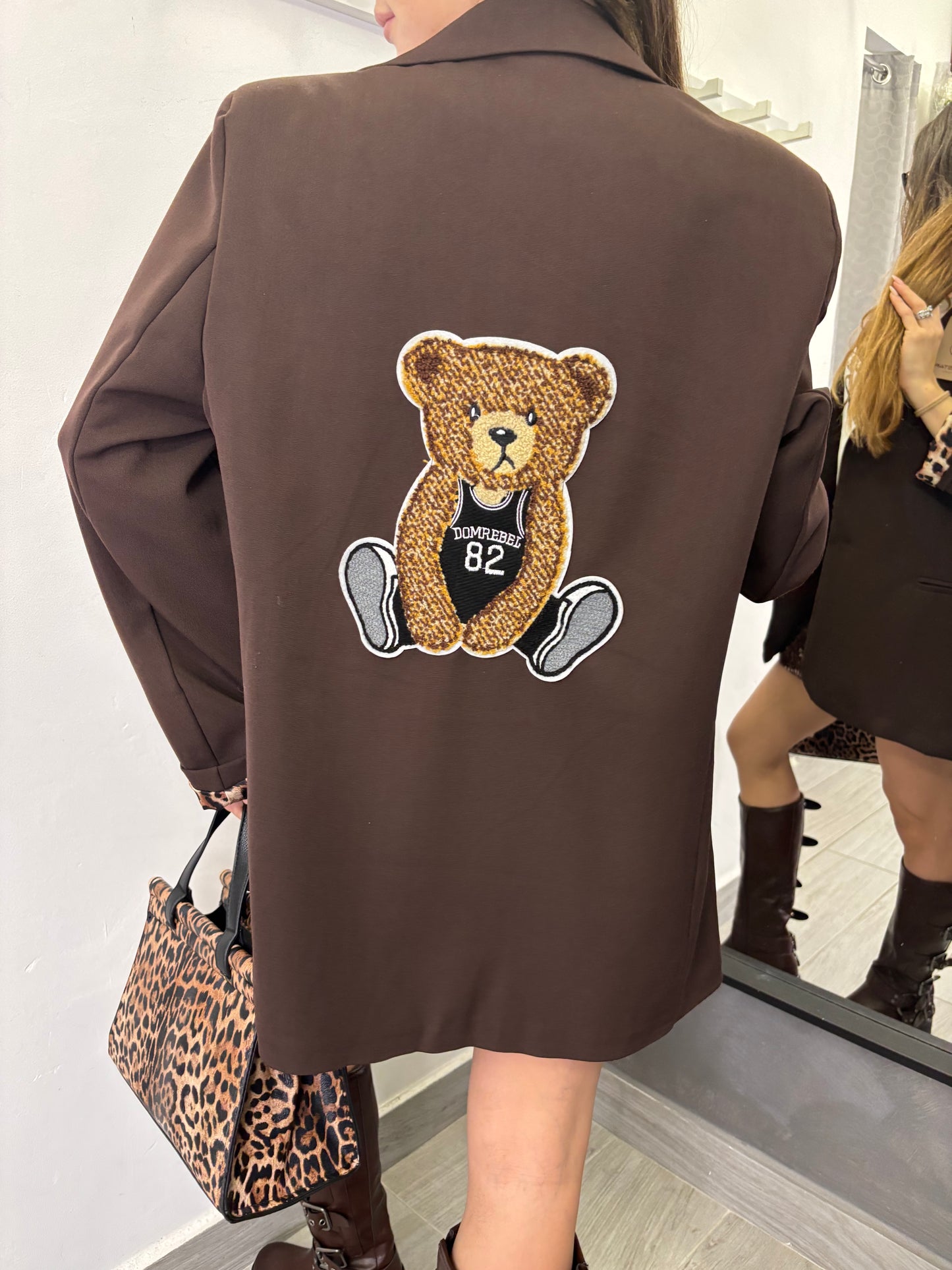 Giacca Teddy Marrone