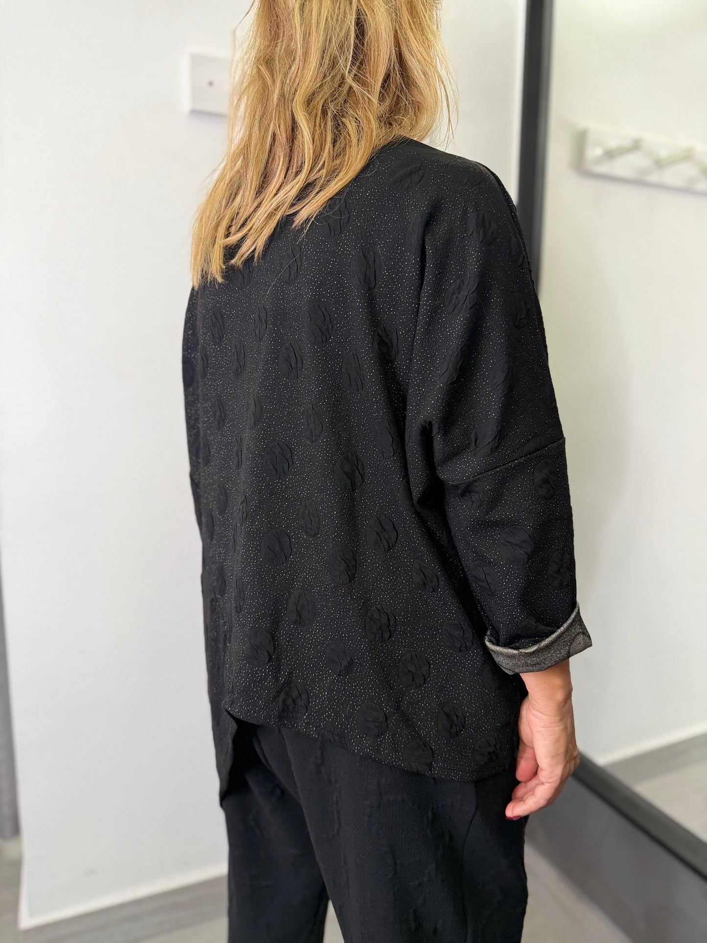 Casacca Wendy Bolle Nera