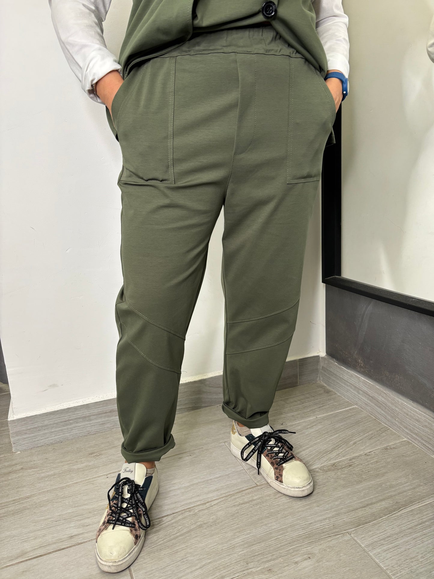 Pantalone 158C Ely Verde