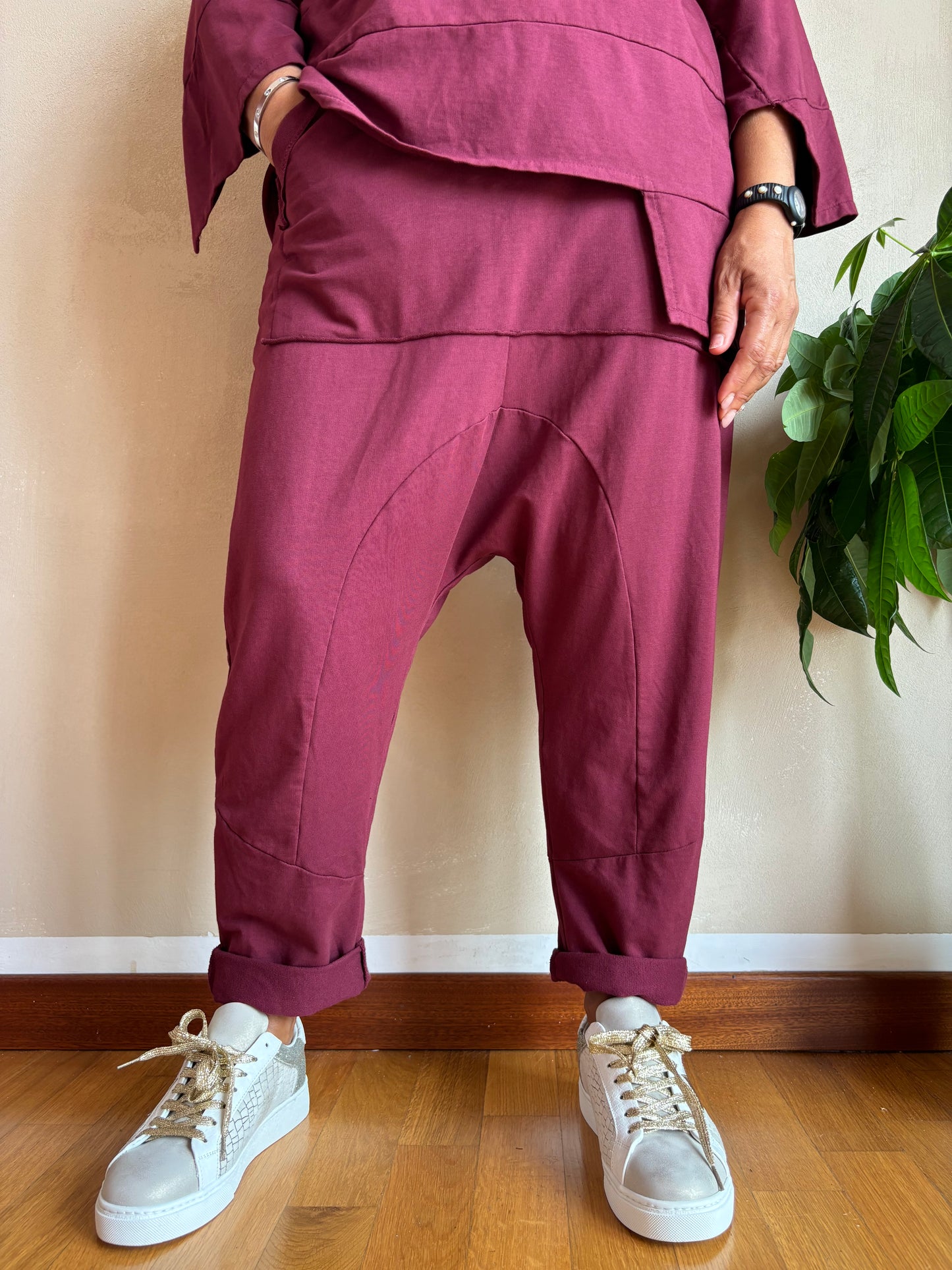 Pantalone Sun Shira Bordeaux