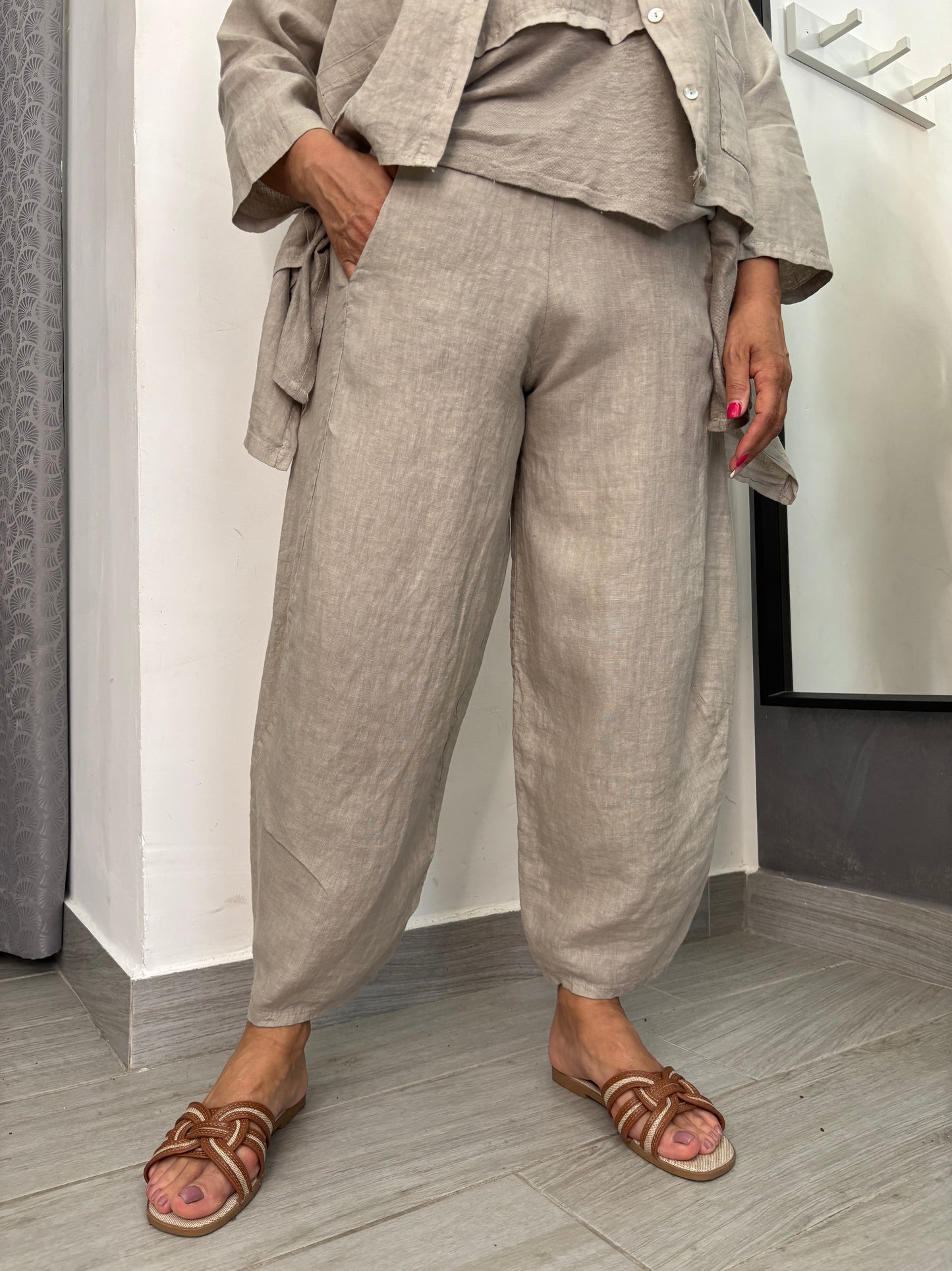 Pantalone Nilo Beige
