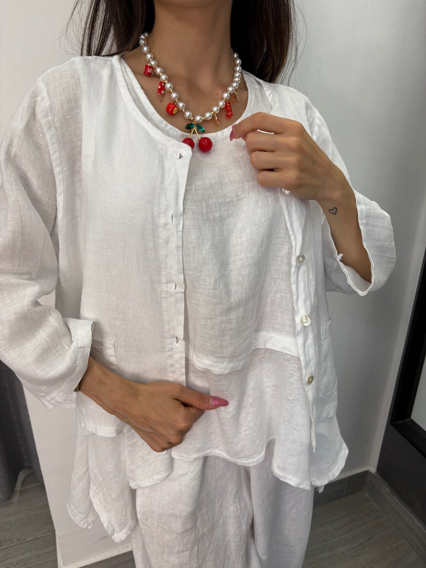 Giacca Nilo Bianca