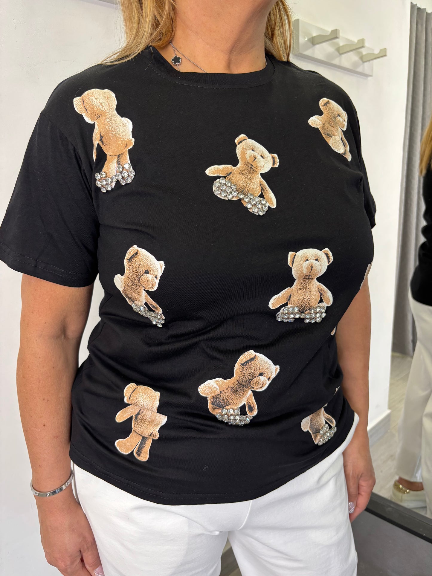 Maglietta Teddy Nera