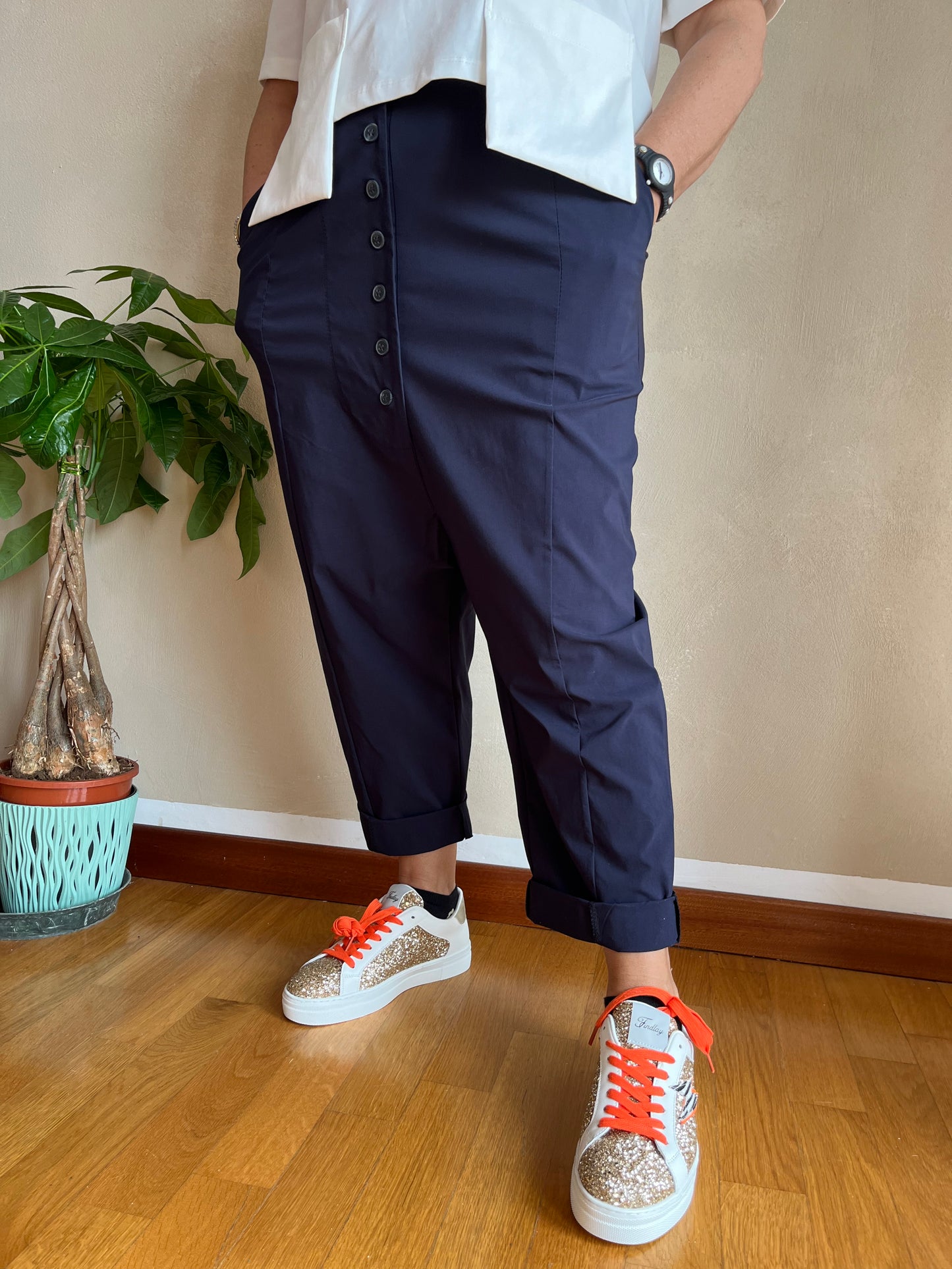 Pantalone Sun Florinda Blu