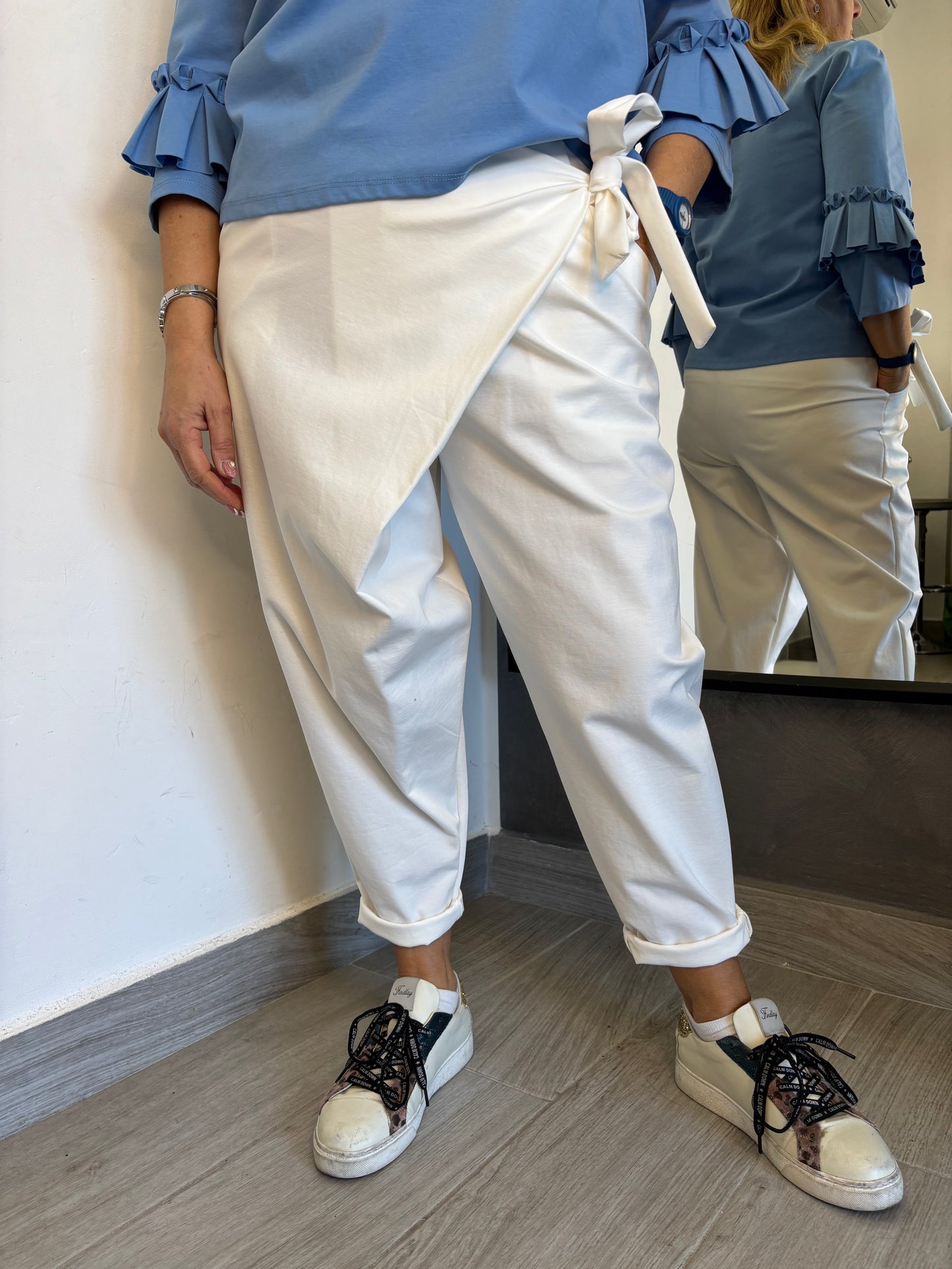 Pantalone Sun Pareo Spring Bianco