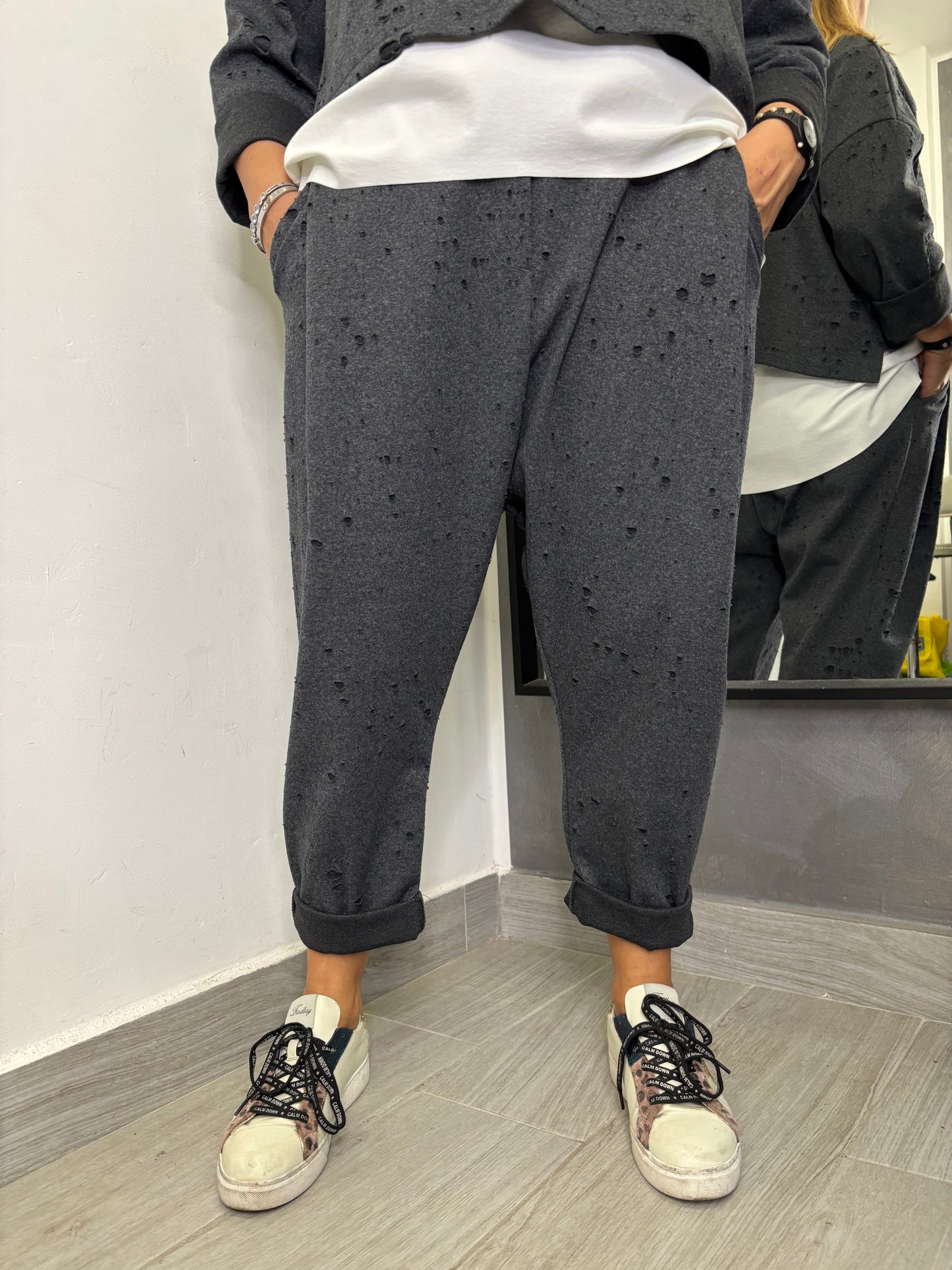 Pantalone Sun Ilary Grigio Fumo