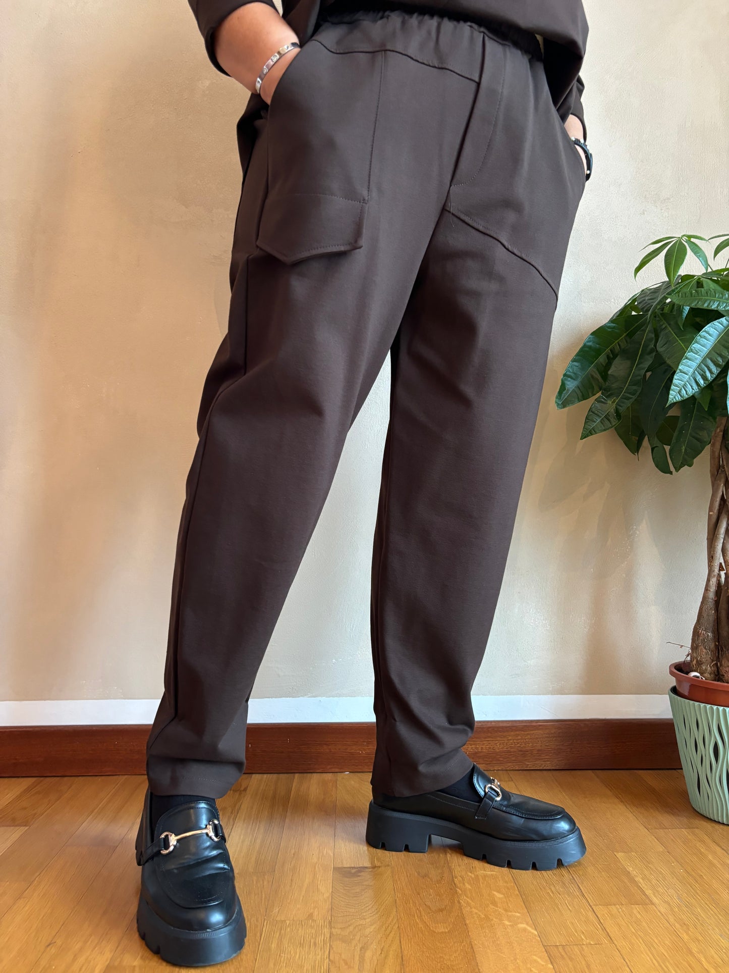 Pantalone 158C Attila Marrone