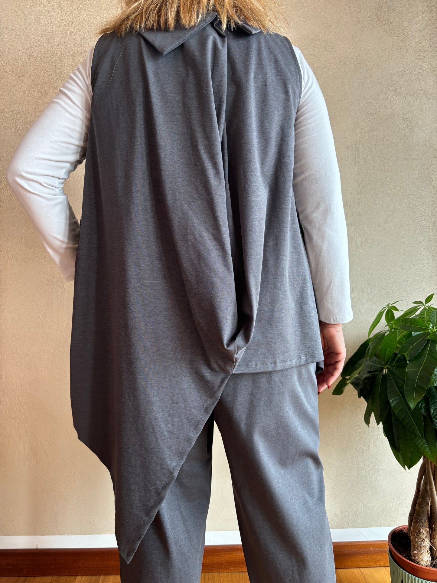 Gilet Sun Agata Grigio
