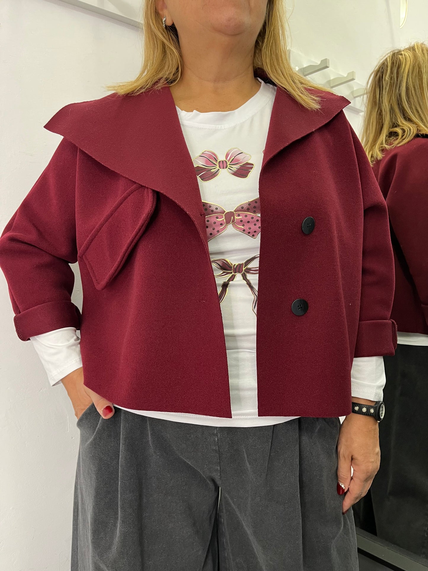 Giacca Sun Karol Bordeaux