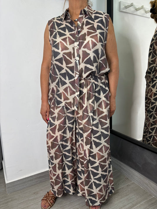 Pantalone Grace Marrone