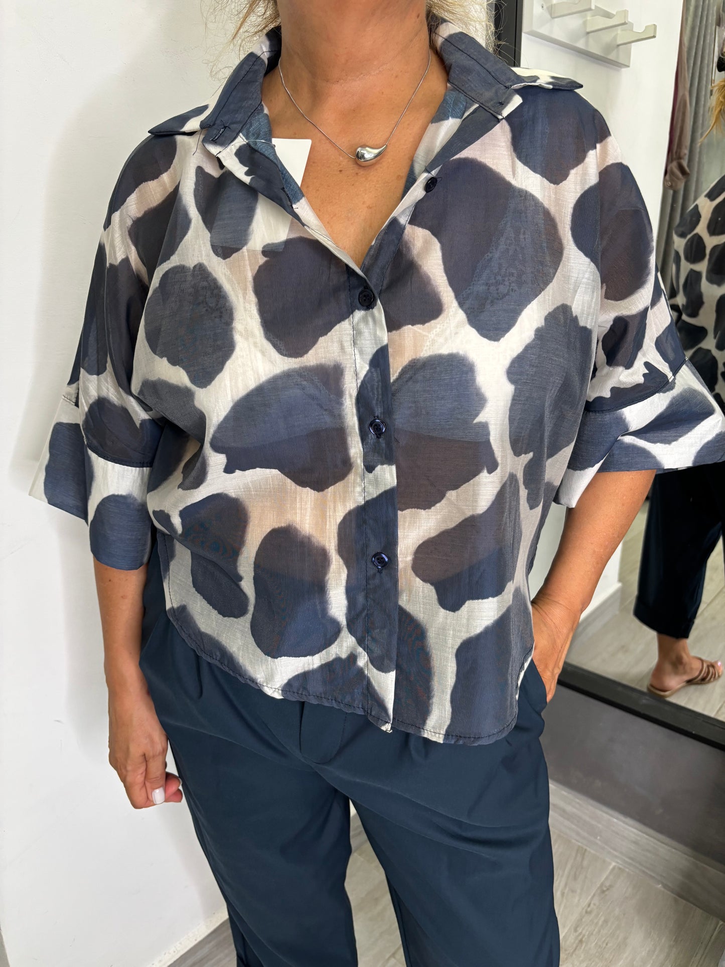 Camicia Bea Burro/Blu