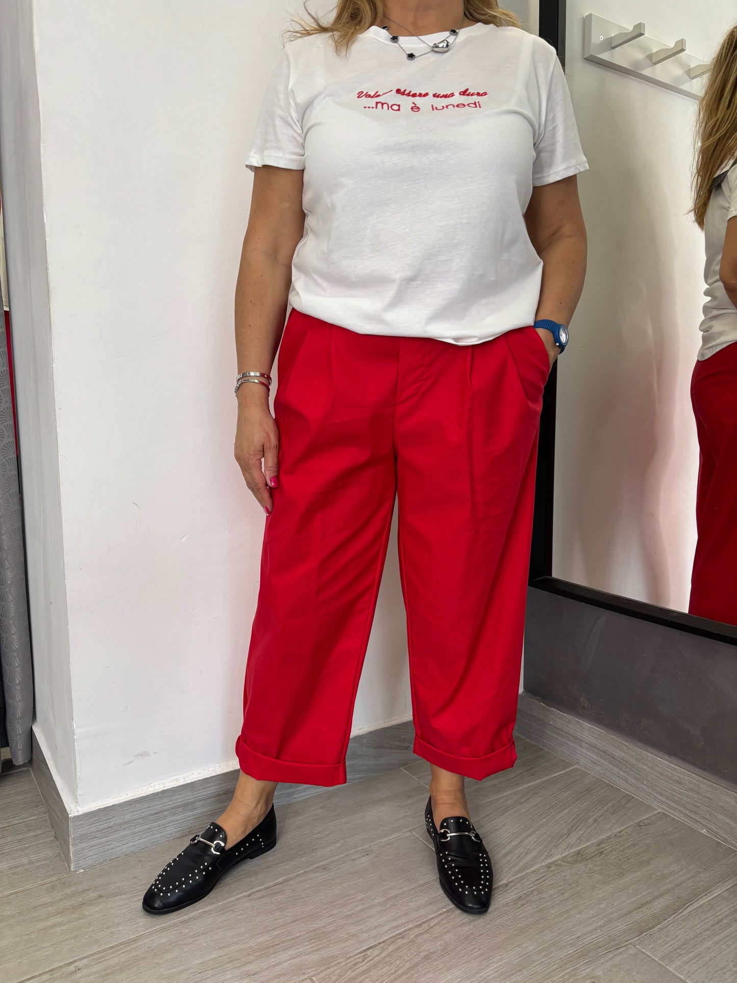 Pantalone Sun Fabiana Rosso