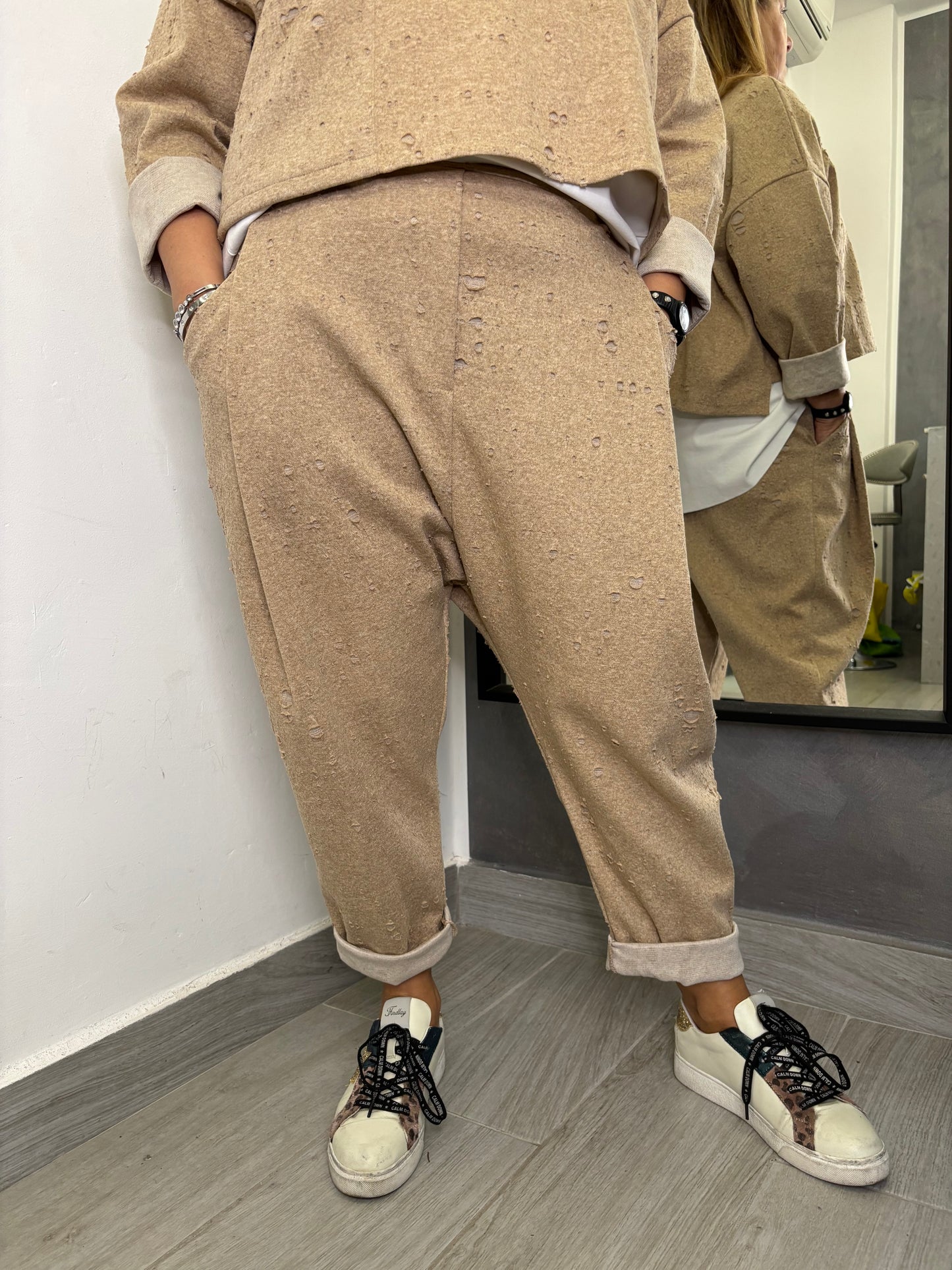 Pantalone Sun Ilary Cammello
