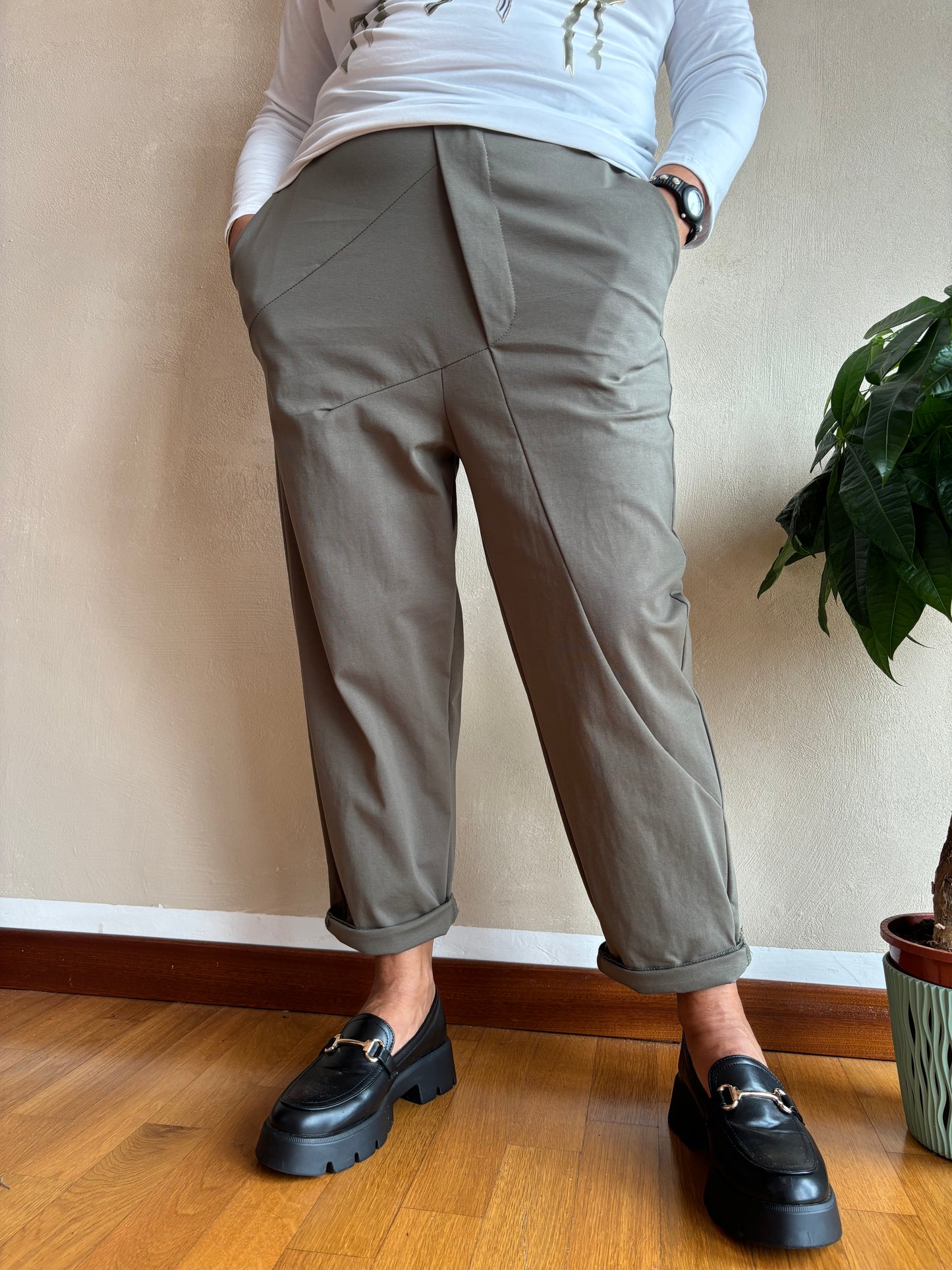 Pantalone Sun Agata Verde Militare