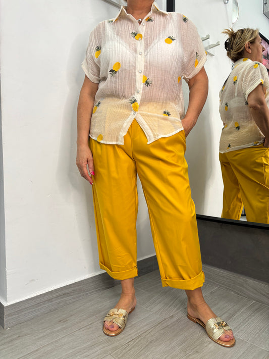 Pantalone Sun Fabiana Senape